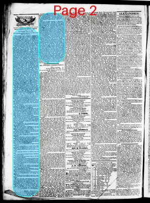 Page thumbnail for Alexandria Gazette