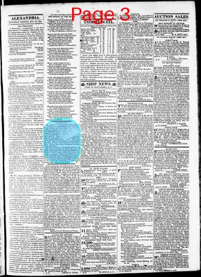 Page thumbnail for Alexandria Gazette