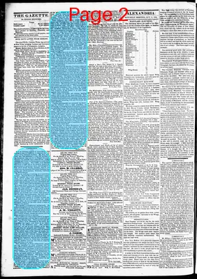 Page thumbnail for Alexandria Gazette