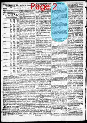 Page thumbnail for Alexandria Gazette