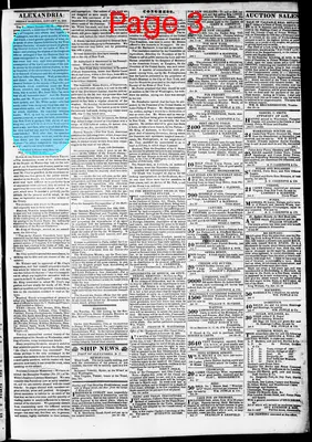 Page thumbnail for Alexandria Gazette