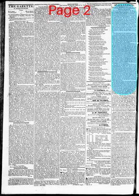 Page thumbnail for Alexandria Gazette