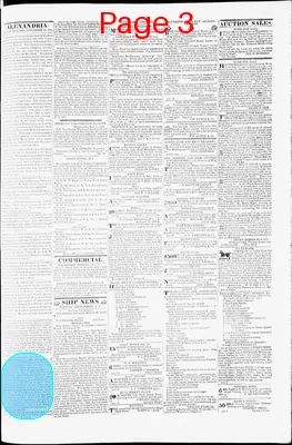 Page thumbnail for Alexandria Gazette