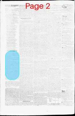 Page thumbnail for Alexandria Gazette