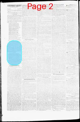 Page thumbnail for Alexandria Gazette