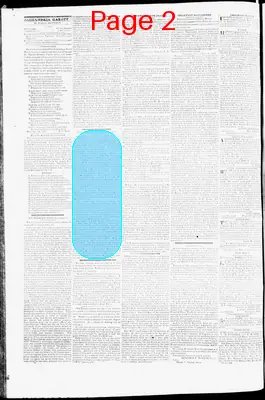 Page thumbnail for Alexandria Gazette