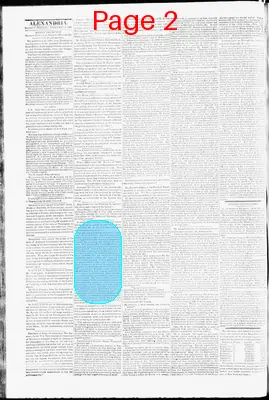 Page thumbnail for Alexandria Gazette