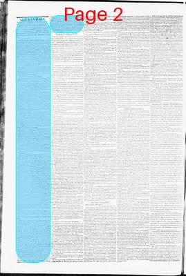 Page thumbnail for Alexandria Gazette