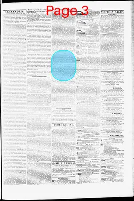Page thumbnail for Alexandria Gazette