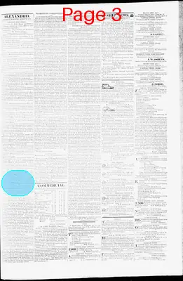 Page thumbnail for Alexandria Gazette