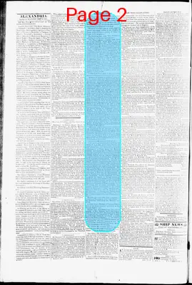 Page thumbnail for Alexandria Gazette