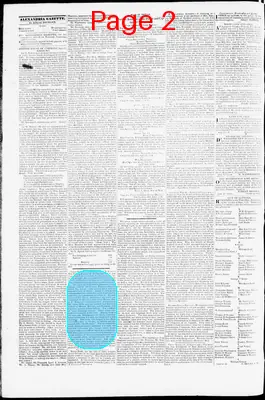 Page thumbnail for Alexandria Gazette