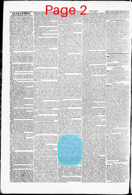 Page thumbnail for Alexandria Gazette