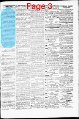Page thumbnail for Alexandria Gazette