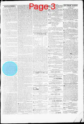 Page thumbnail for Alexandria Gazette