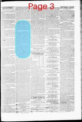 Page thumbnail for Alexandria Gazette