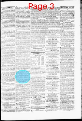 Page thumbnail for Alexandria Gazette