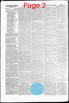 Page thumbnail for Alexandria Gazette