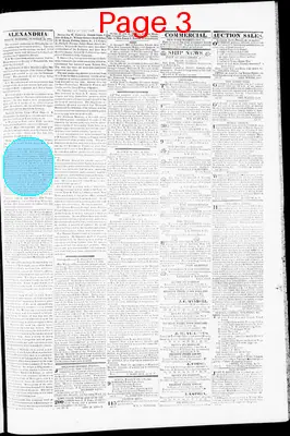 Page thumbnail for Alexandria Gazette