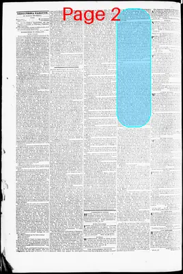 Page thumbnail for Alexandria Gazette
