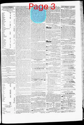 Page thumbnail for Alexandria Gazette