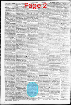 Page thumbnail for Alexandria Gazette