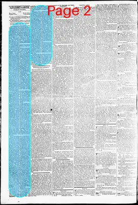 Page thumbnail for Alexandria Gazette