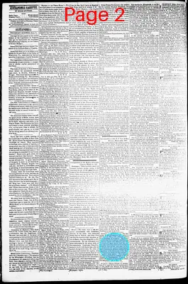 Page thumbnail for Alexandria Gazette