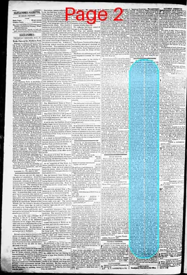 Page thumbnail for Alexandria Gazette