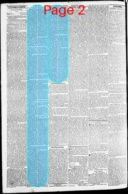 Page thumbnail for Alexandria Gazette