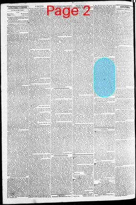 Page thumbnail for Alexandria Gazette