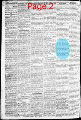 Page thumbnail for Alexandria Gazette