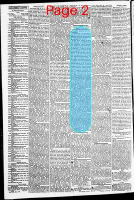 Page thumbnail for Alexandria Gazette
