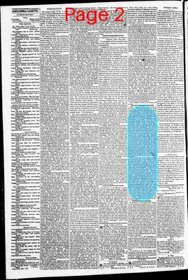 Page thumbnail for Alexandria Gazette