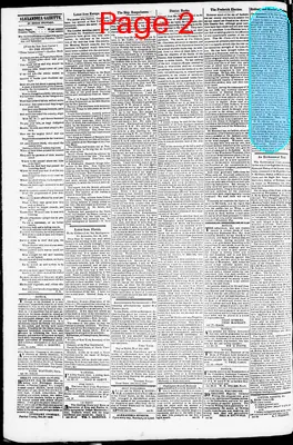 Page thumbnail for Alexandria Gazette