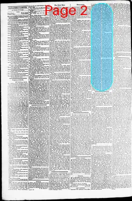 Page thumbnail for Alexandria Gazette