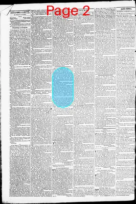 Page thumbnail for Alexandria Gazette