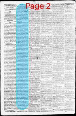 Page thumbnail for Alexandria Gazette