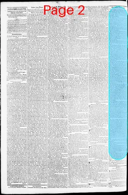 Page thumbnail for Alexandria Gazette