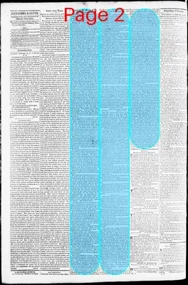 Page thumbnail for Alexandria Gazette