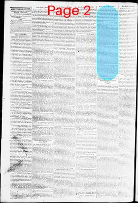 Page thumbnail for Alexandria Gazette