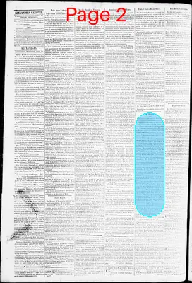 Page thumbnail for Alexandria Gazette