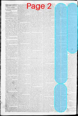 Page thumbnail for Alexandria Gazette