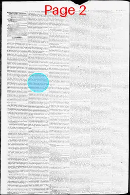 Page thumbnail for Alexandria Gazette