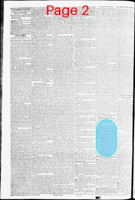 Page thumbnail for Alexandria Gazette