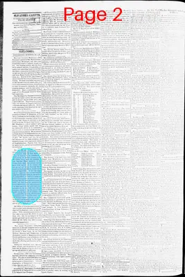 Page thumbnail for Alexandria Gazette