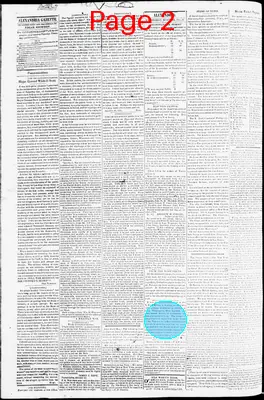 Page thumbnail for Alexandria Gazette