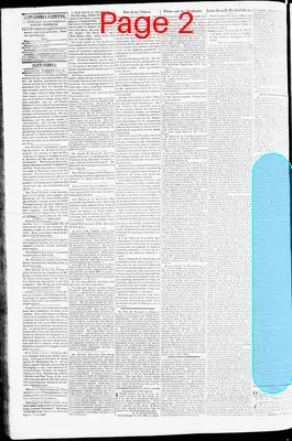 Page thumbnail for Alexandria Gazette