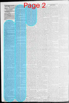 Page thumbnail for Alexandria Gazette