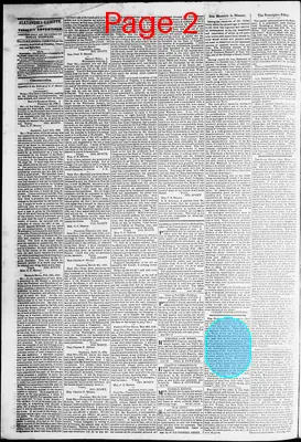 Page thumbnail for Alexandria Gazette